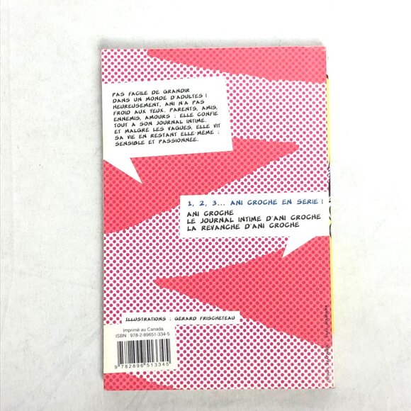 2 livres pour enfants 80s 90s Quebec Ani Croche & Rosalie roman jeunesse - Picture 2 of 3